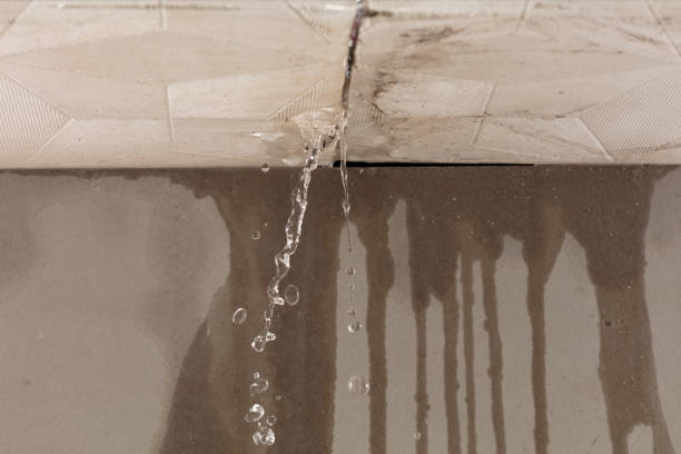 Professional Sewage Cleanup technician working in Temple, TX